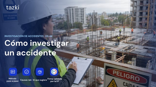 Portada: cómo investigar un accidente laboral paso a paso, con apoyo de IA