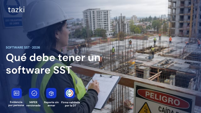 Qué debe tener un software SST en Chile en 2026