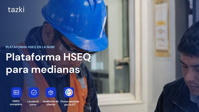 Plataforma HSEQ en la nube para empresas medianas